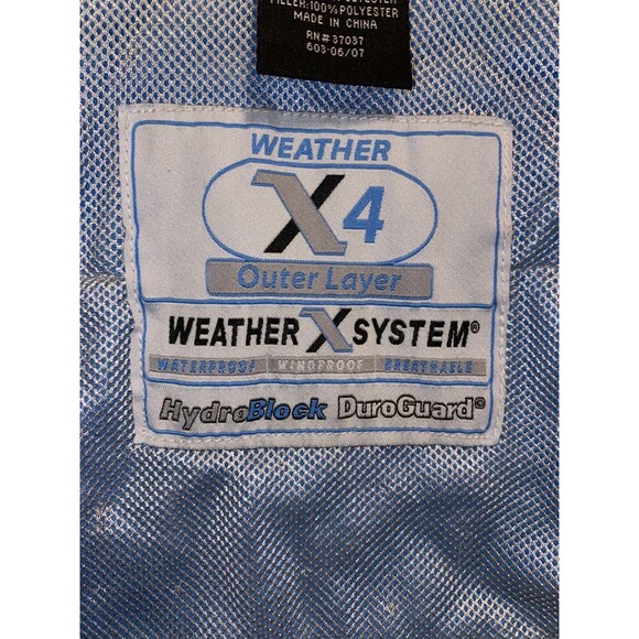 Obermeyer Alt3 Ski Jacket Women Large Blue Hydroblock Fusion Weather X4 Full-Zip - Picture 13 of 16